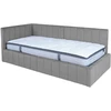 Home4You Lova JASPER 90x200cm su čiužiniu HARMONY DUO Pilka