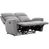 Home4You Sofa-reglaineris MAREN 2-vietų Pilka