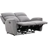 Home4You Sofa-reglaineris MAREN 2-vietų Pilka