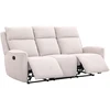 Home4You Sofa-reglaineris MAREN 3-vietė Smėlio spalvos