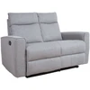 Sofa Home4You Reglaineris MORA, 2-vietė, pilka