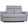 Sofa Home4You Reglaineris MORA, 2-vietė, pilka