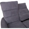 Fotelis Home4You Atlošiama sofa BOWERS 2-vietė Su elektriniu mechanizmu Melsvai pilka