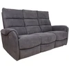 Home4You Sofa-reglaineris BOWERS 3 vietų Elektrinis Melsvai Pilka