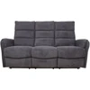 Home4You Sofa-reglaineris BOWERS 3 vietų Elektrinis Melsvai Pilka