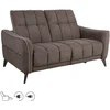 Home4You Sofa CATHY 2-vietė, elektrinė, šviesiai ruda