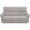 Home4You 3 vietų sofa DAMIKA su elektriniu mechanizmu, pilka