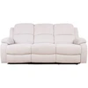 Home4You Trivietė atlošiama sofa FELICIA su elektriniu mechanizmu, natūrali balta