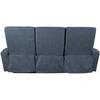 Home4You GASTON 3 vietų sofa su elektriniu mechanizmu, mėlyna