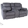 Fotelis Home4You Sofa su atlošu GENTRY 2-vietė, mechaninė, pilka