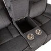 Home4You GENTRY 2-vietė sofa su rankiniu mechanizmu, pilka