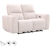 Home4You Sofa su reglaineriu MATIAS Dvivietė Šviesiai smėlio