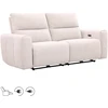 Home4You Sofa su reglaineriu MATIAS Trivietė Šviesiai smėlio