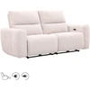 Home4You Sofa su reglaineriu MATIAS Trivietė Šviesiai smėlio