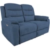 Sofa Home4You Elektrinis reglaineris MIMI , 2-vietis, mėlynas