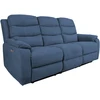 Sofa Home4You Elektrinis reglaineris MIMI, 3-vietu, mėlynas