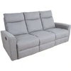 Sofa Home4You Elektrinis reglaineris MORA, 3-vietis, pilkas