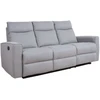 Sofa Home4You Elektrinis reglaineris MORA, 3-vietis, pilkas