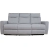 Sofa Home4You Elektrinis reglaineris MORA, 3-vietis, pilkas