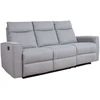 Sofa Home4You Elektrinis reglaineris MORA, 3-vietis, pilkas