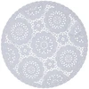 Fotelis Home4You Padėkliukas AIO D38cm balti nėriniai