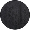 Fotelis Home4You Kilimėlis BOA D38cm, juoda gyvatė