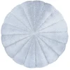 Fotelis Home4You Stalo kilimėlis PIPPA D38cm, sidabrinis