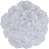Fotelis Home4You Kilimėlis ROSE D38cm, sidabrinis