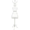 Home4You Palto kabykla / manekenas SANDY 40x30xH172cm, antikvarinis baltas