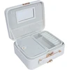 Home4You Papuošalų dėžutė SEZANE TRAVEL 23,5×18,5x9cm, balta
