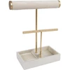 Home4You Papuošalų stovas ARIADNE H25cm, baltas