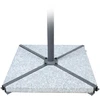 Home4You Parasol Akmenys skėčio pagrindui 4 vnt. / 56 kg, granitas