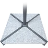 Home4You Parasol Akmenys skėčio pagrindui 4 vnt. / 56 kg, granitas