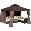 Home4You Pavėsinė LEGEND 2,91x2,91x2/2,8m, ruda