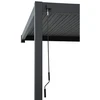 Home4You Pavėsinė MIRADOR-111 3012.5x3927x2508 cm tamsiai pilkas aliuminis