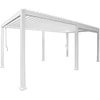 Home4You Pavėsinė MIRADOR-111 3012.5x5914x2508 mm balto aliuminio