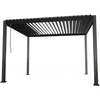 Home4You GAZEBO MIRADOR pavėsinė 3x3x2,5m, tamsiai pilkos spalvos