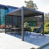 Home4You GAZEBO MIRADOR pavėsinė 3x3x2,5m, tamsiai pilkos spalvos