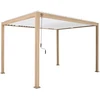 Home4You Pavėsinė MIRADOR-111 3x4m Šviesios medienos imitacija