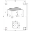Home4You Pavėsinė MIRADOR 3x4xH2,5 m su tekstileno šoninėmis sienelėmis, tamsiai pilka