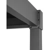 Home4You Pavėsinė MIRADOR-80 298.5x298.5x240 cm tamsiai pilkas plienas