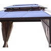 Home4You Pavėsinė Gazebo SUNSET 3x4x2/2,7m, ruda spalva