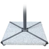 Home4You Parasol Akmenys skėčio pagrindui 4 vnt. / 34 kg, granitas