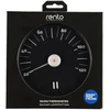 Home4You Pirties termometras RENTO Juodas, D15x2cm