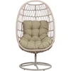 Home4You Poilsio krėslas CASSIA Besisukantis 85x85xH151cm Smėlio