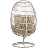 Home4You Poilsio krėslas CASSIA Besisukantis 85x85xH151cm Smėlio