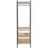 Home4You Prieškambario lentyna HANNES 52x40xH180cm Rustic melaminas