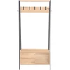 Home4You Prieškambario lentyna HANNES 84x40xH180cm Rustic melaminas
