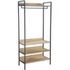 Home4You Prieškambario lentyna HANNES 84x40xH180cm Rustic melaminas
