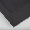 Sofa Home4You Dark Pufas FULLER 83x83xA42cm, tamsiai pilkas